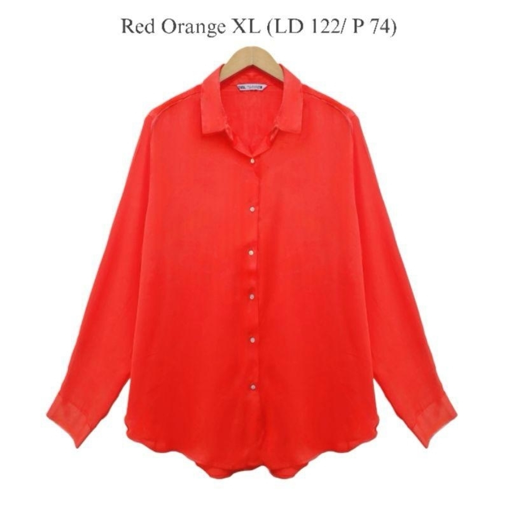 Zara Red Blouse